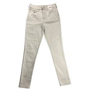 SO Brand High-Rise Ankle Jeggings Stretch Pants Tan Cream Juniors Size 5 NEW